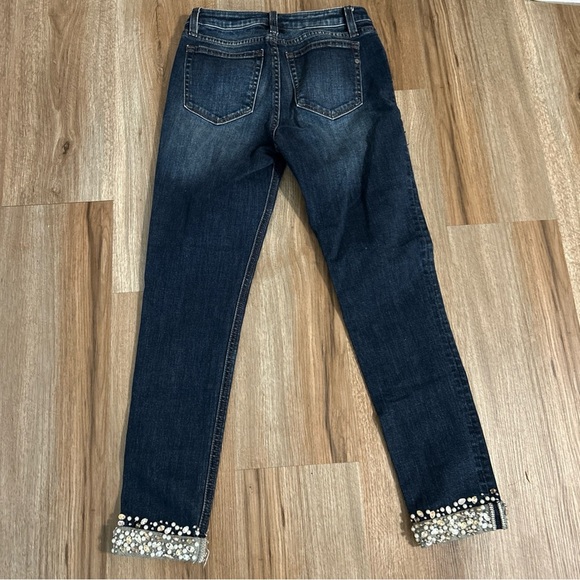 MISS ME Women Cuffed Embellished
Ankle Skinny Jeans | DARK size 26 - Picture 1 of 8
